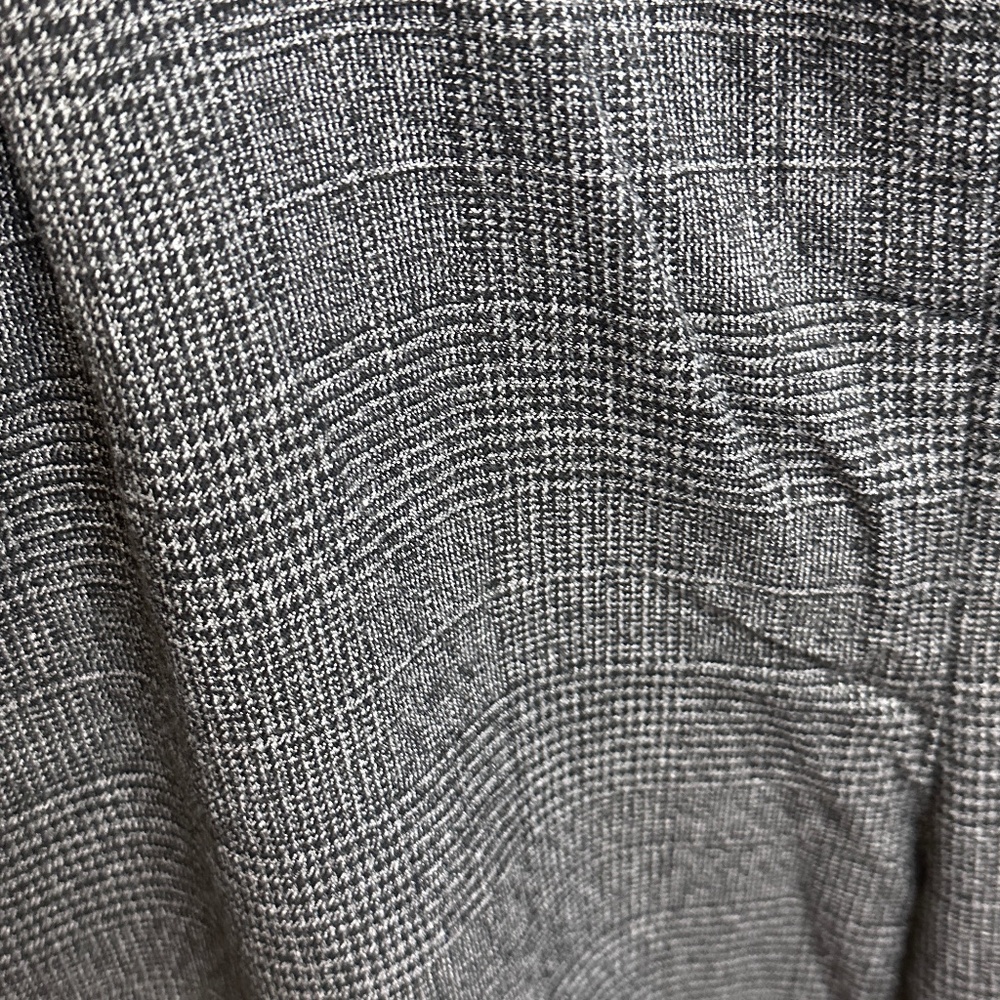 Wide Leg Glenn Check Plaid Work Pants